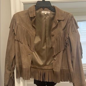 LoveShackFancy vintage brown jacket